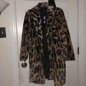 Kendall & Kylie Cheetah Print Coat